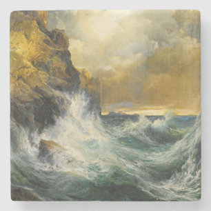 Porta-copo De Pedra A Onda Recuando de Moran, 1909