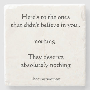 Porta-copo De Pedra A porta copos aqui é a essas que não acreditaram