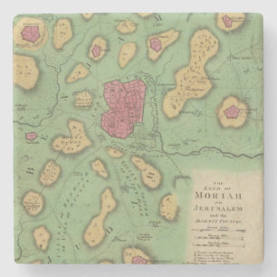 Porta-copo De Pedra A terra de Moriah ou de Jerusalem