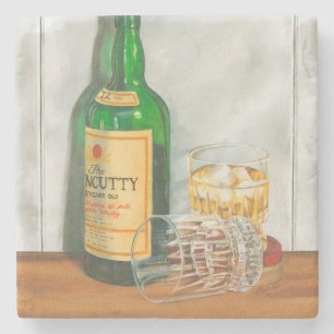 Porta-copo De Pedra A vida com Scotch por Jennifer Goldberger