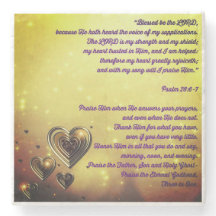 Abençoado seja o Senhor Salmo 28:6-7