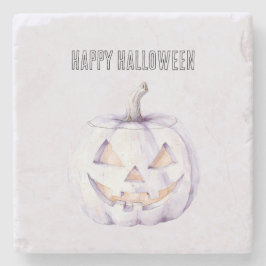 Porta-copo De Pedra Abóbora de Halloween Lavanda