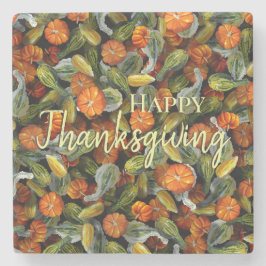 Porta-copo De Pedra Abóbora, Portas copos de Colheita de outono de Pum