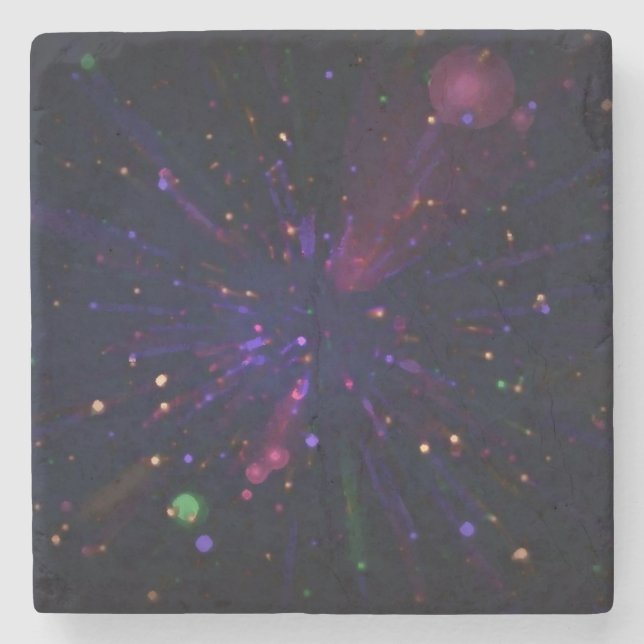 Porta-copo De Pedra Abstract _lunares coaster (Frente)