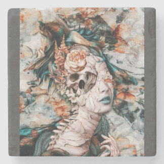 Porta-copo De Pedra Abstrato