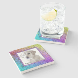 Porta-copo De Pedra abstrato