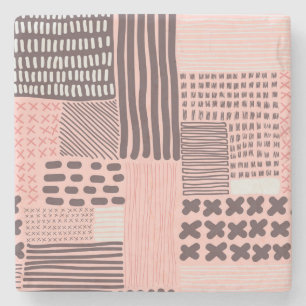 Porta-copo De Pedra Abstrato moderno: textura perfeita de vintage.