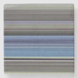 Porta-copo De Pedra Abstrato nº 1: Azul e cinza