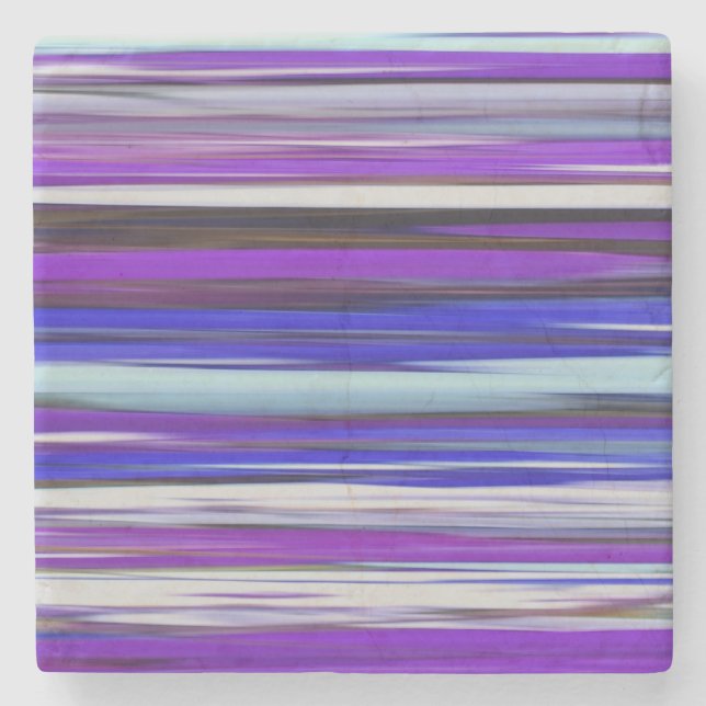 Porta-copo De Pedra Abstrato nº 2: Desfocamento do Ultravioleta (Frente)