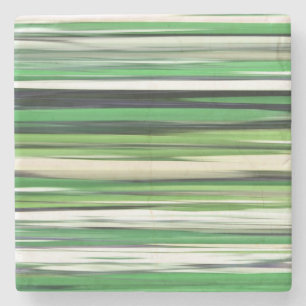 Porta-copo De Pedra Abstrato nº 2: Verde