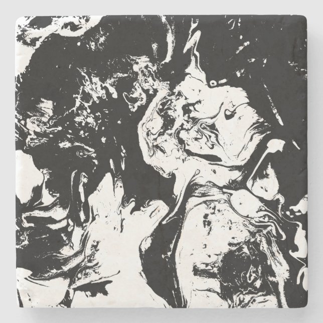 Porta-copo De Pedra Abstrato Roça Arte Incidental (Frente)