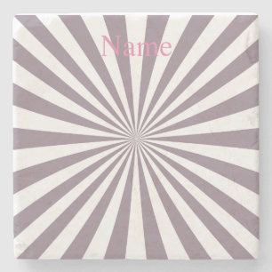 Porta-copo De Pedra Abstrato Starburst Thunder_Cove