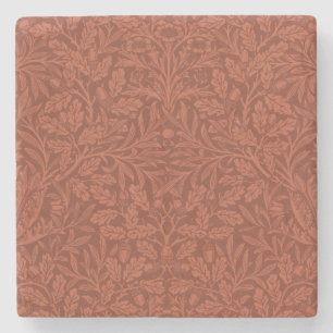 Porta-copo De Pedra Acorns e Oak Leaves (por William Morris)