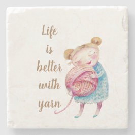 Porta-copo De Pedra Acrílico do Fio Doce