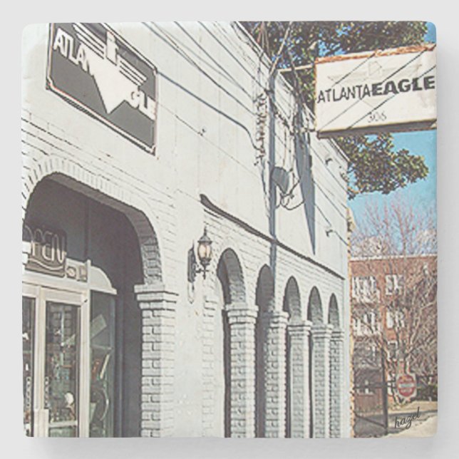 Porta-copo De Pedra Águia, Águia Atlanta, Águia (Frente)