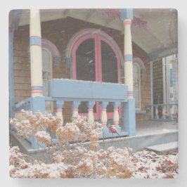 Porta-copo De Pedra Algodão Vitoriano em Neve - Vinha de Martha