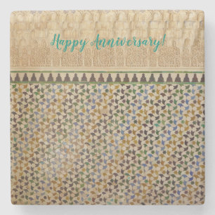 Porta-copo De Pedra Alhambra: Feliz aniversário!