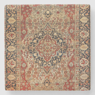 Porta-copo De Pedra Amarelo-laranja-queimado-Caxan-persa