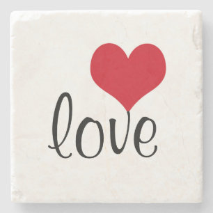 Porta-copo De Pedra Amor
