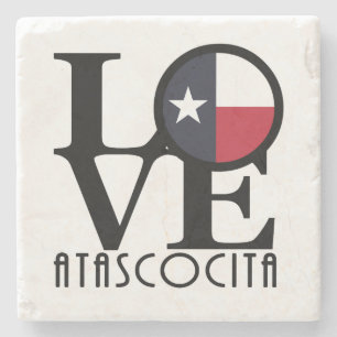 Porta-copo De Pedra AMOR Atascocita Texas