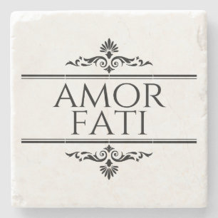 Porta-copo De Pedra Amor Fati