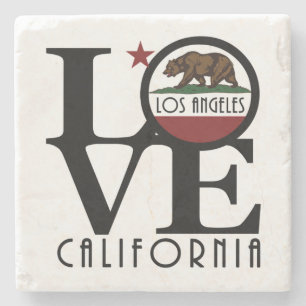 Porta-copo De Pedra AMOR Los Angeles California