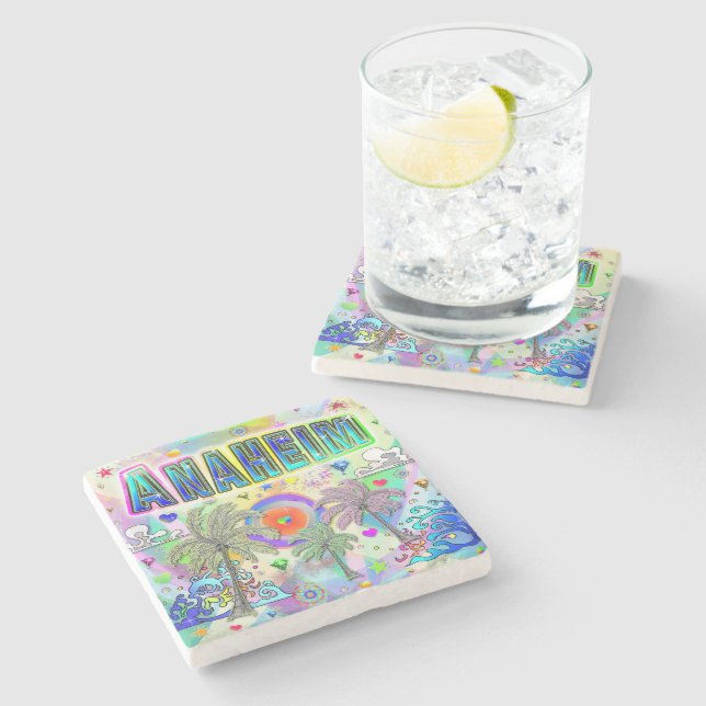 Porta-copo De Pedra Anaheim Deep Dream Porta copos (Lateral)