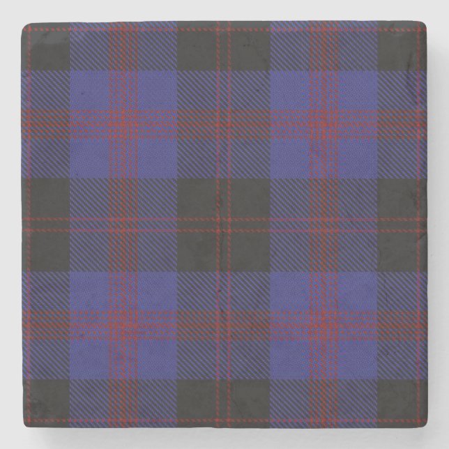 Porta-copo De Pedra Angus District Tartan (Frente)