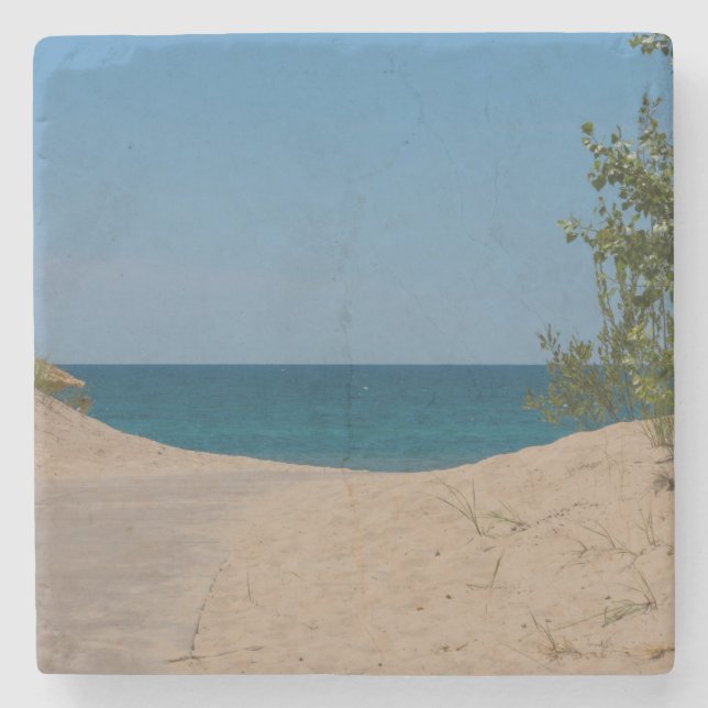 Porta-copo De Pedra Apenas para além (Frente)