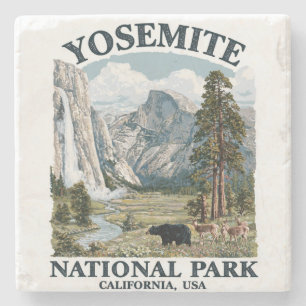 Porta-copo De Pedra Aquarela Parque Nacional de Yosemite, Califórnia