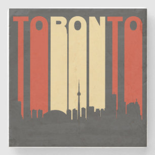 Porta-copo De Pedra Arquitectura da cidade de Toronto do vintage