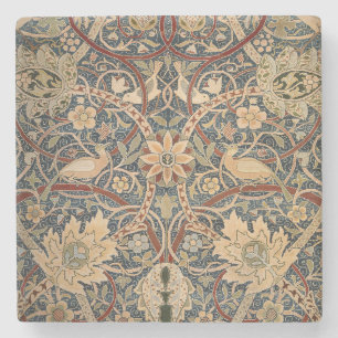 Porta-copo De Pedra Arte de Pássaros Vintage William Morris Bullerswoo