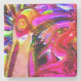 Porta-copo De Pedra Arte do pássaro