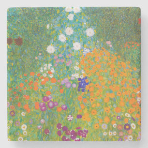 Porta-copo De Pedra Arte Floral de Jardim de Cottage Vintage de Gustav