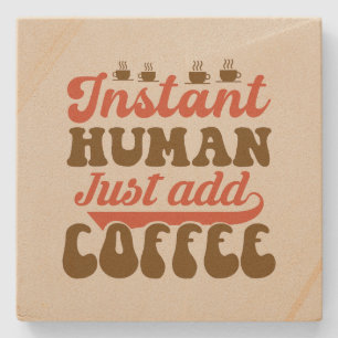 Porta-copo De Pedra Arte humana instantânea e engraçada