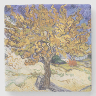 Porta-copo De Pedra Árvore de Mulberry de Vincent van Gogh , 1889