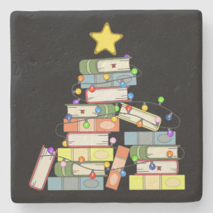 Porta-copo De Pedra Árvore de Natal I