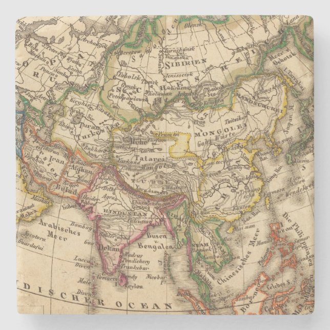 Porta-copo De Pedra Ásia 3 (Frente)