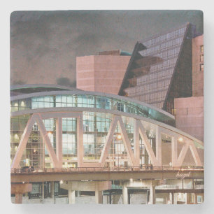 Porta-copo De Pedra ATLANTA, ponte da arena de Philips, marco de