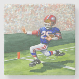 Porta-copo De Pedra Atravessando a Linha de Meta para um Retoque