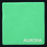 Porta-copo De Pedra Aurora green color name<br><div class="desc">Aurora green color name</div>