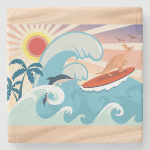 Porta-copo De Pedra Austrália de Verão