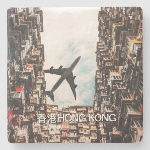 Porta-copo De Pedra Avião de Hong Kong