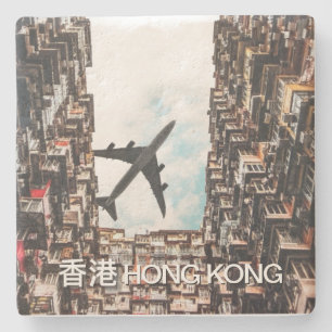 Porta-copo De Pedra Avião de Hong Kong