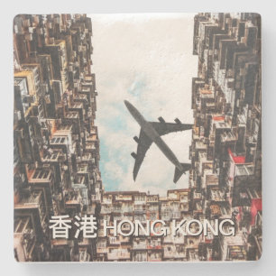 Porta-copo De Pedra Avião de Hong Kong