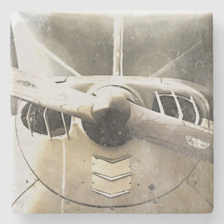 Porta-copo De Pedra Avião propulsor aviões Beige