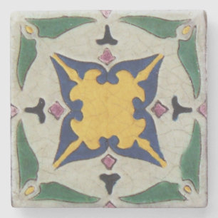 Porta-copo De Pedra Azulejo Vintage