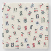 Azulejos Mahjong símbolos padrões