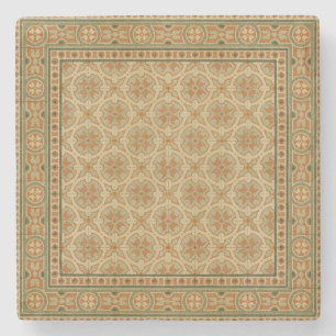 Porta-copo De Pedra Azulejos Mosaicos Italianos Decorativos pelo Visio