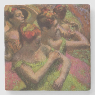 Porta-copo De Pedra Bailarinas Ajustando Seus Vestidos (Edgar Degas)